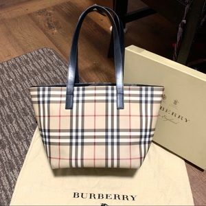 Authentic Burberry Large House Check Tote
